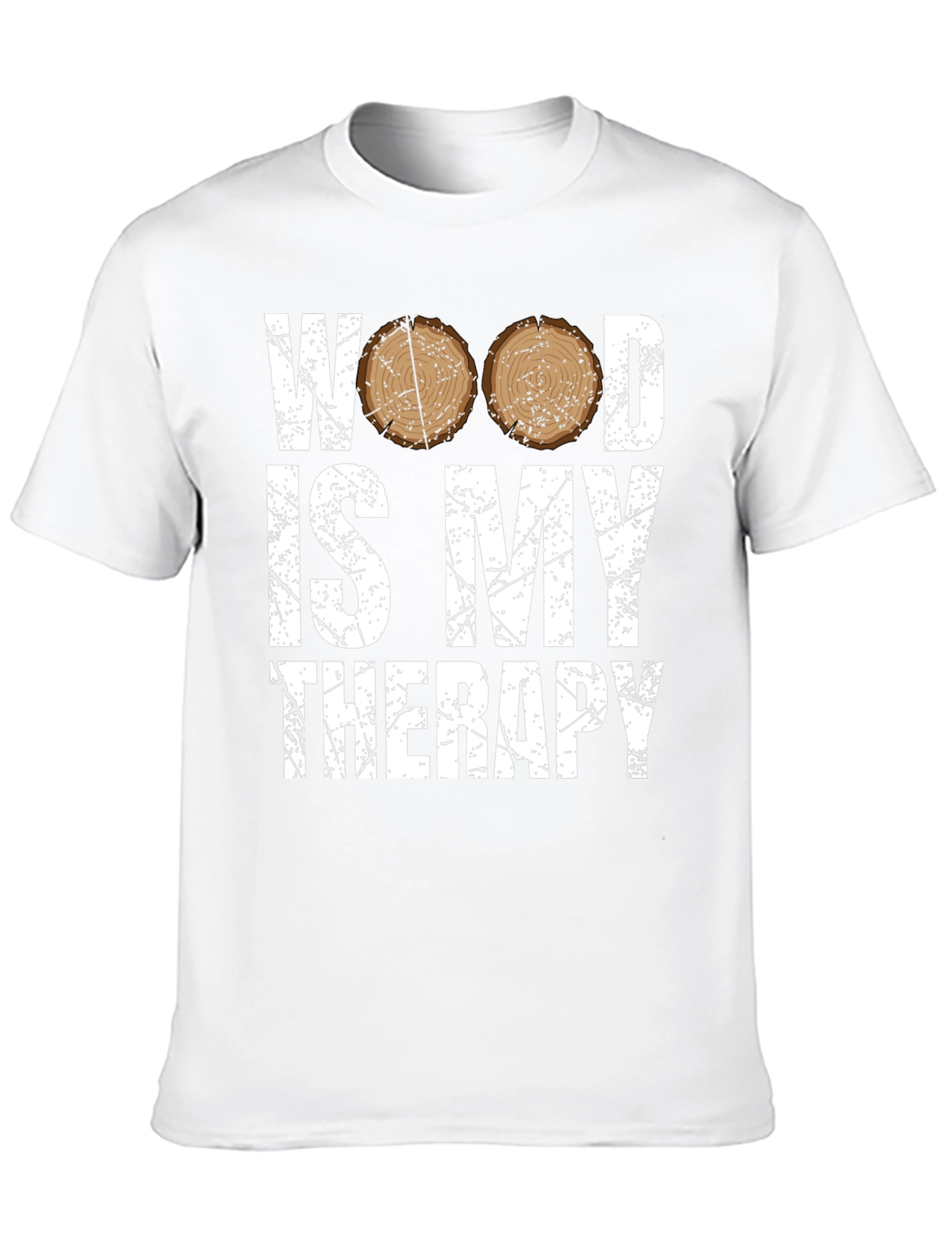 Wood Is My Therapy Graphic T-Shirt
