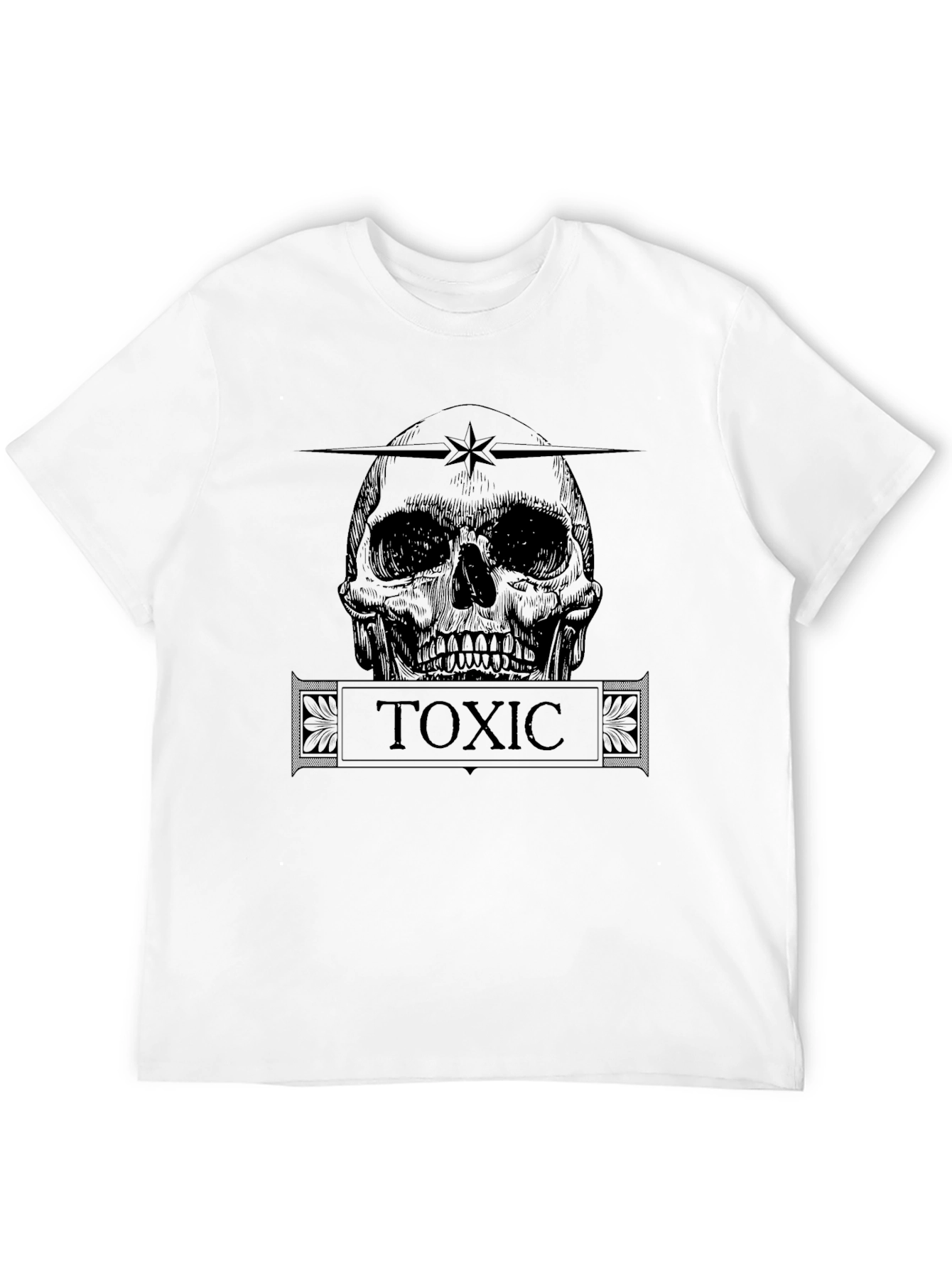 Toxic Skull Graphic T-Shirt