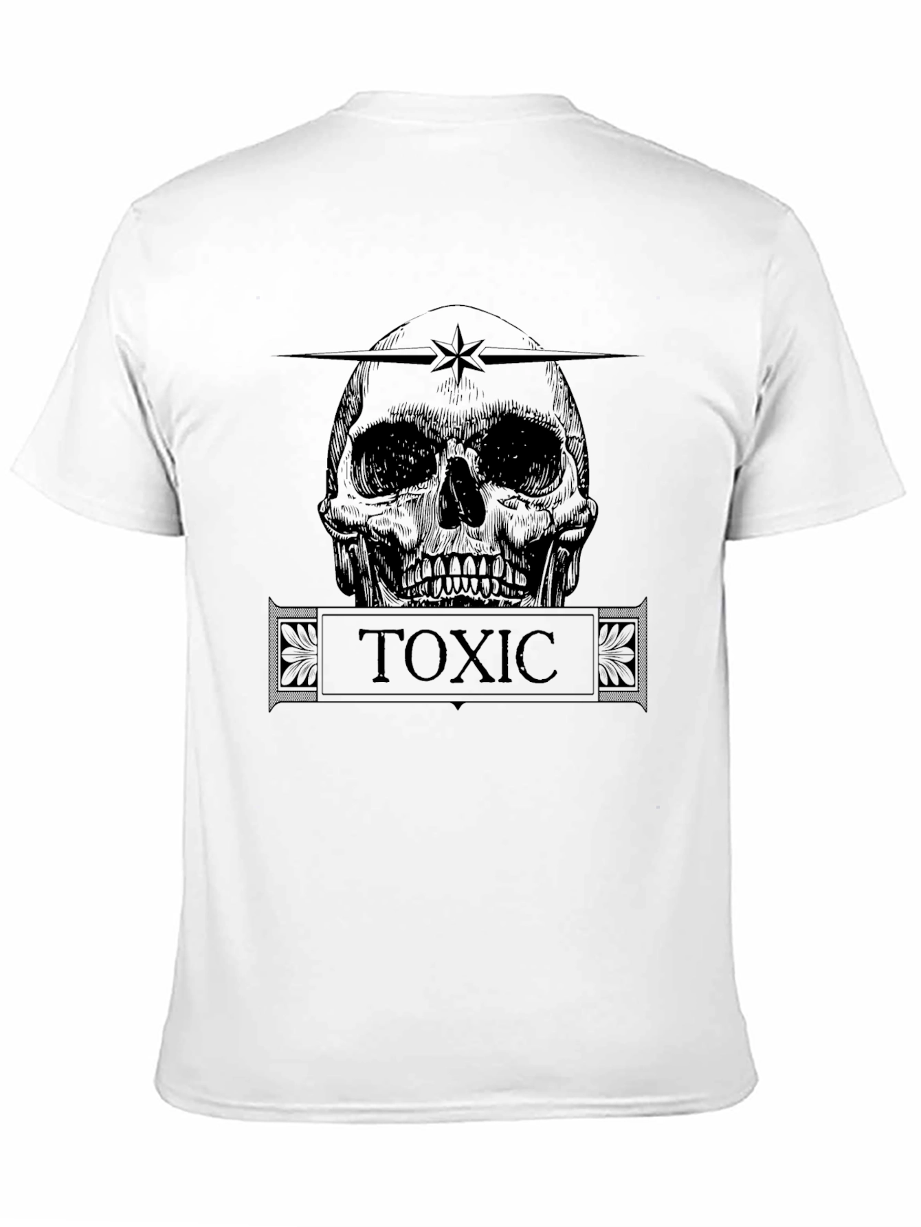 Toxic Skull Graphic T-Shirt