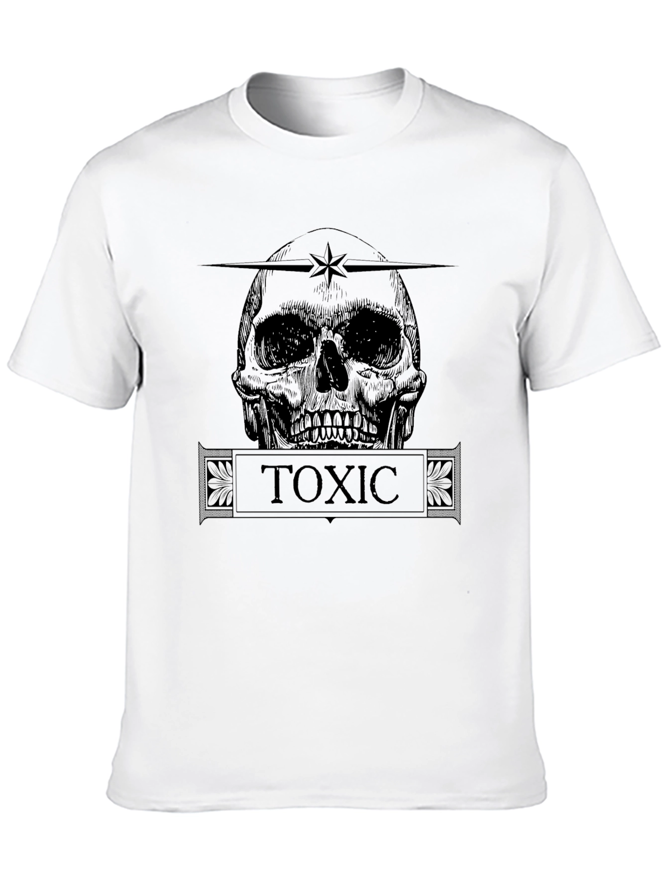 Toxic Skull Graphic T-Shirt