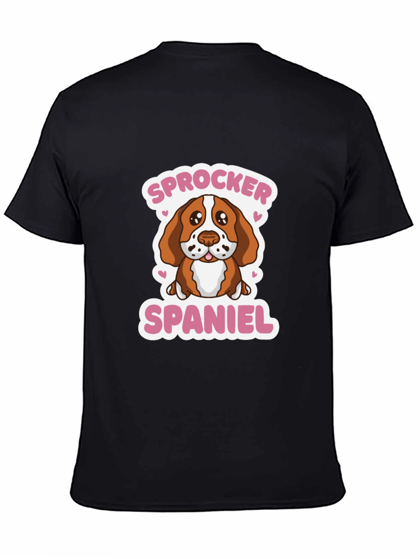 Sprocker Spaniel Dog Graphic Tee - Cute Puppy T-Shirt