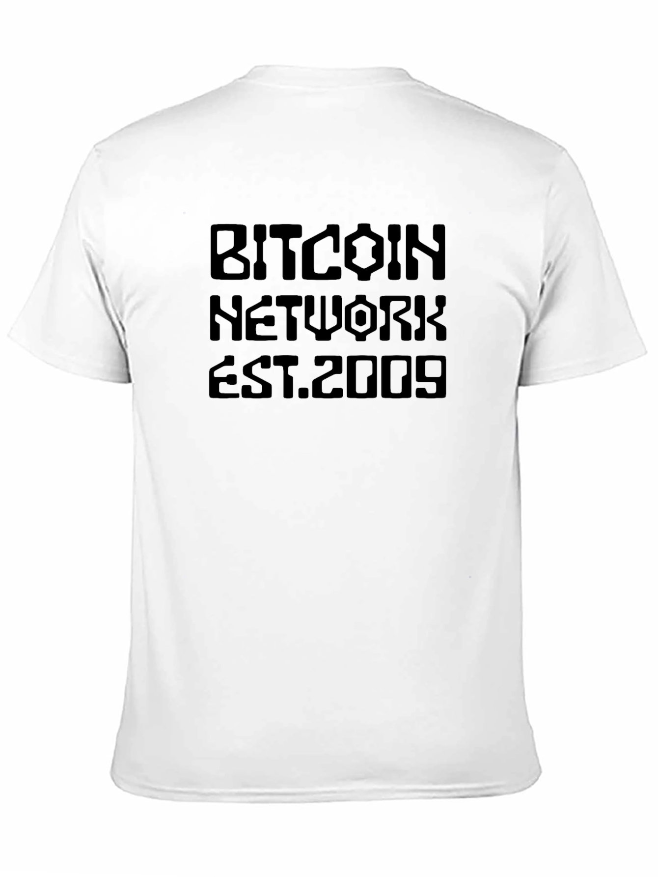 Bitcoin Network Est. 2009 Black T-Shirt
