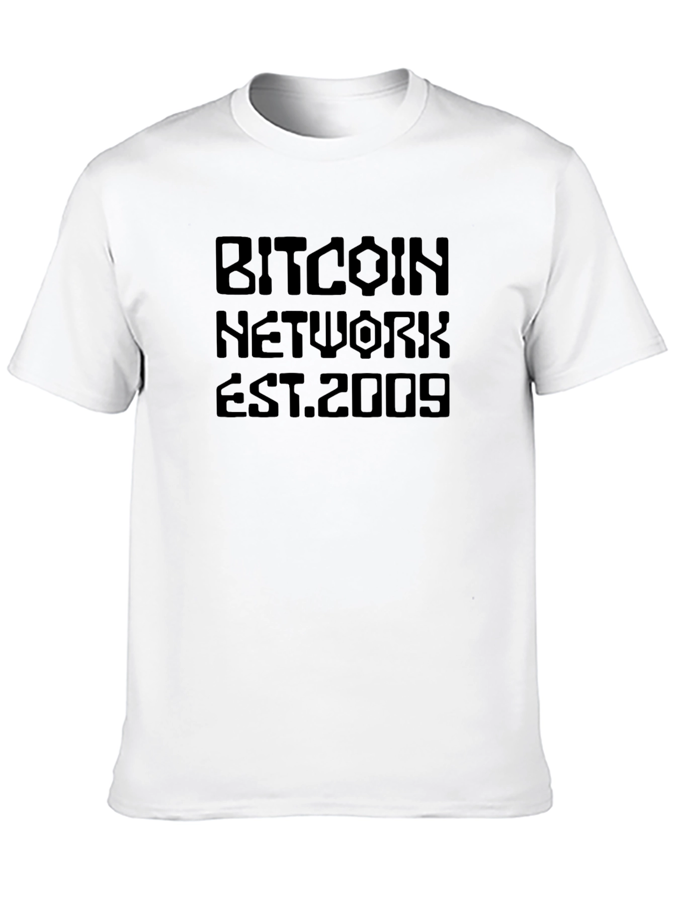 Bitcoin Network Est. 2009 Black T-Shirt