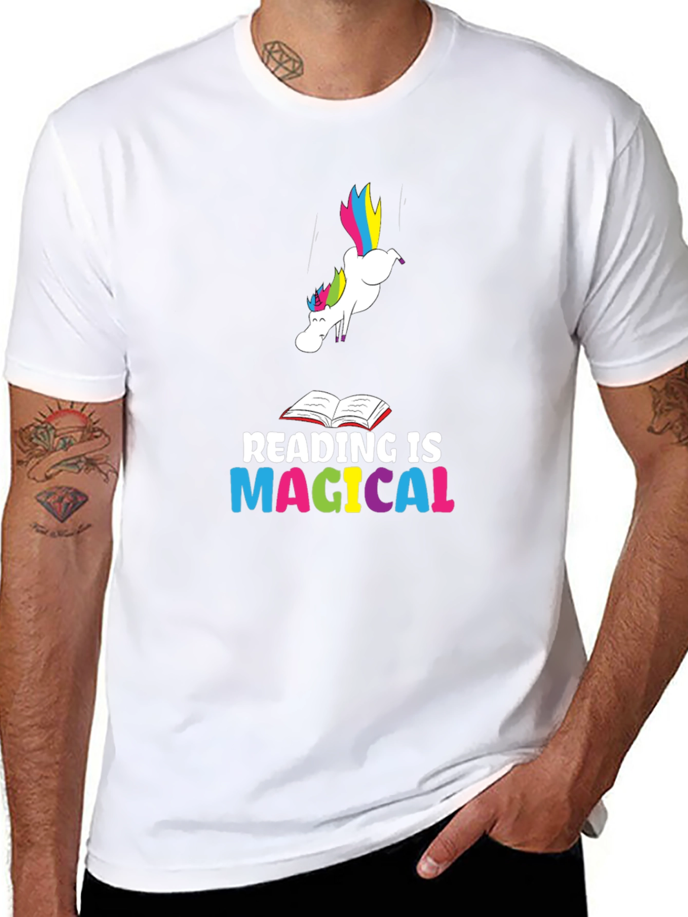 Reading Is Magical Unicorn T-Shirt