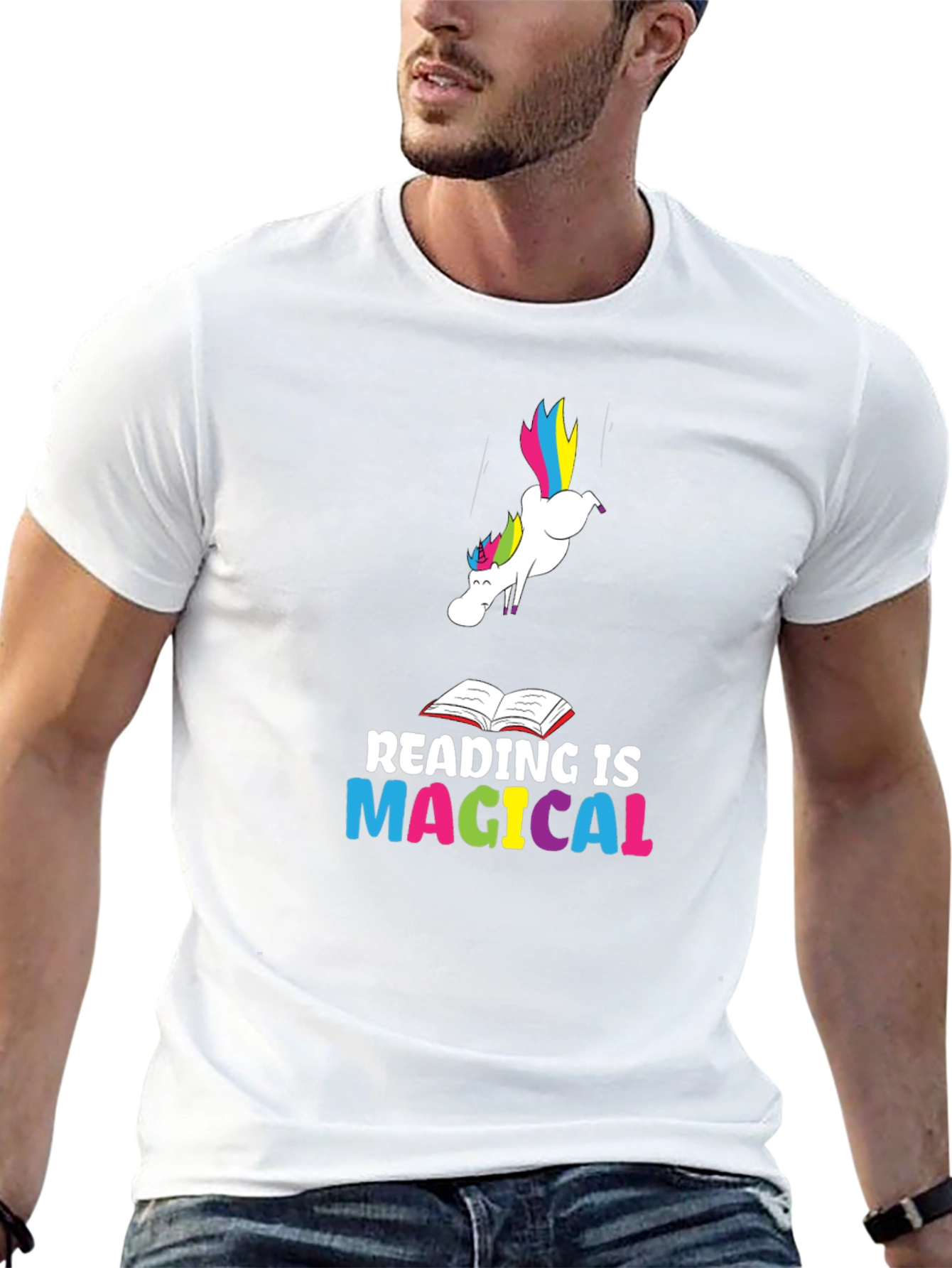 Reading Is Magical Unicorn T-Shirt