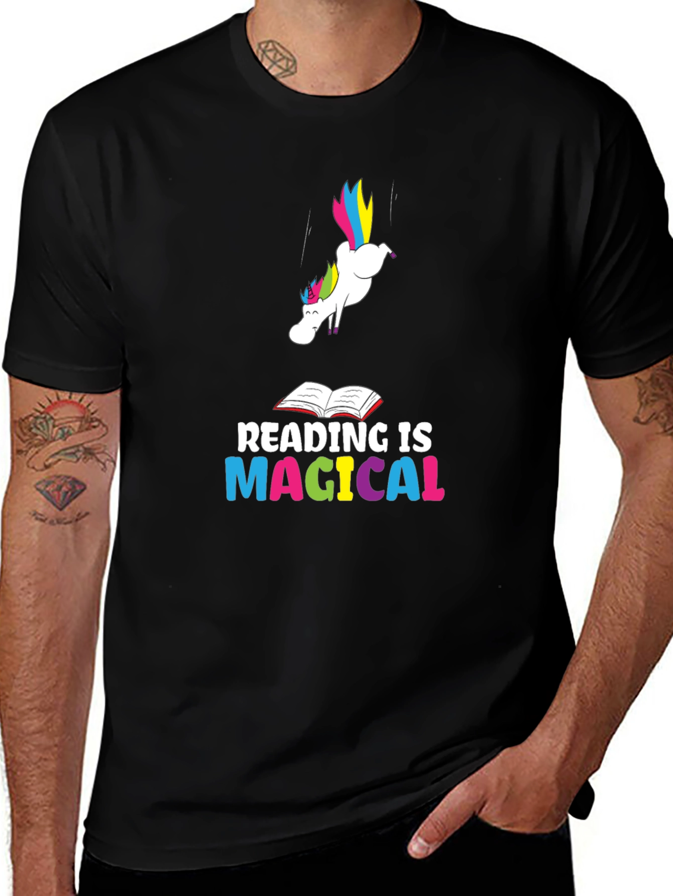 Reading Is Magical Unicorn T-Shirt