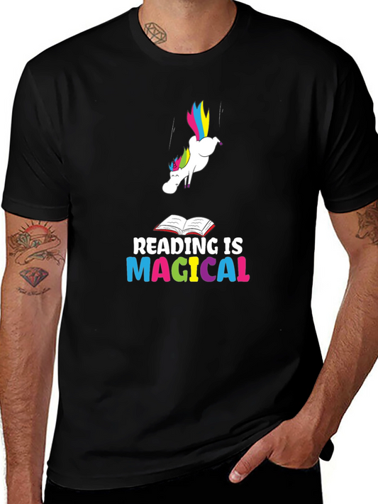 Reading Is Magical Unicorn T-Shirt