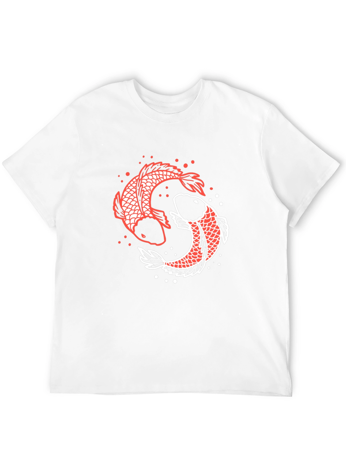 Koi Fish Yin Yang Graphic Tee