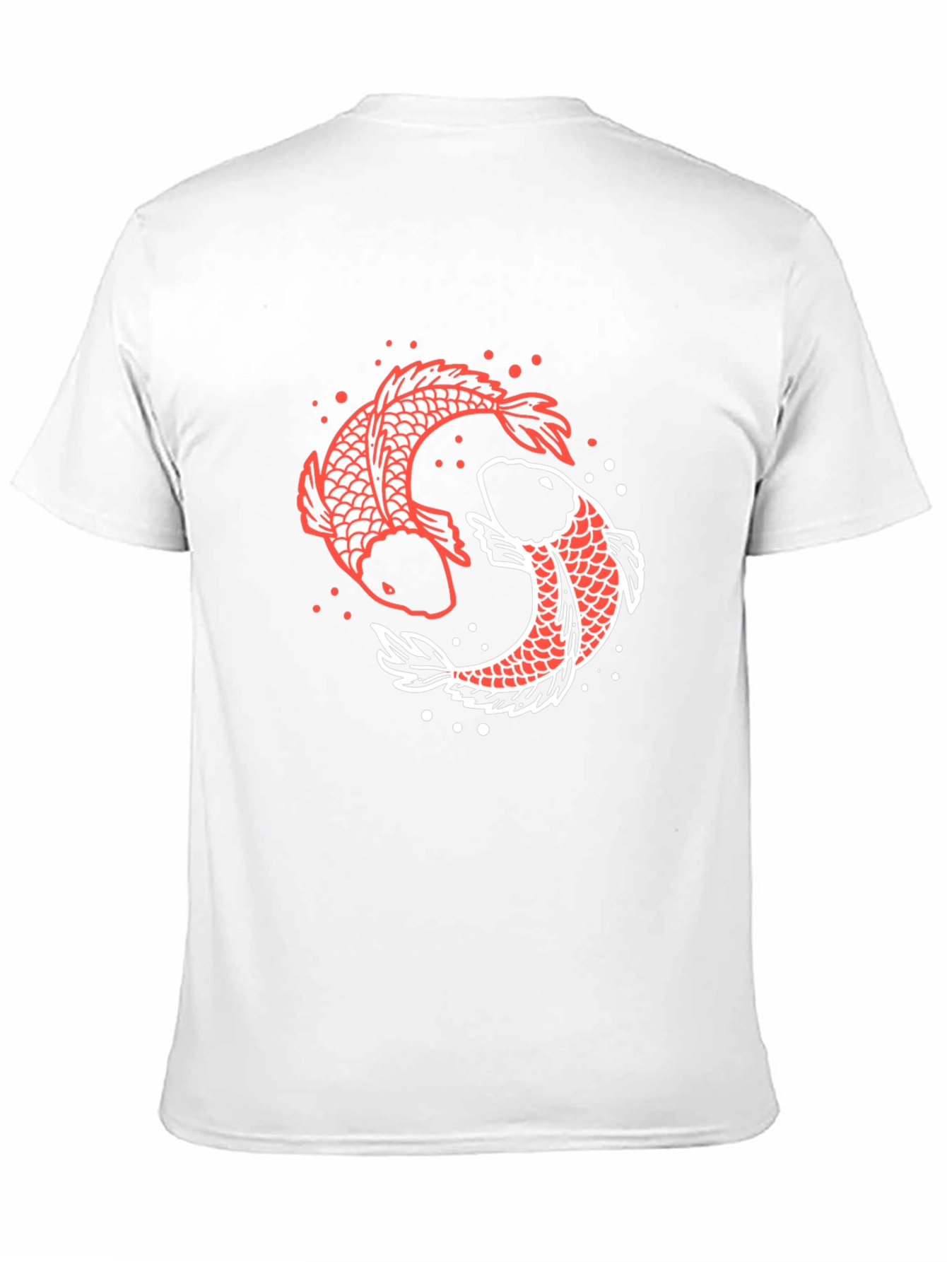 Koi Fish Yin Yang Graphic Tee