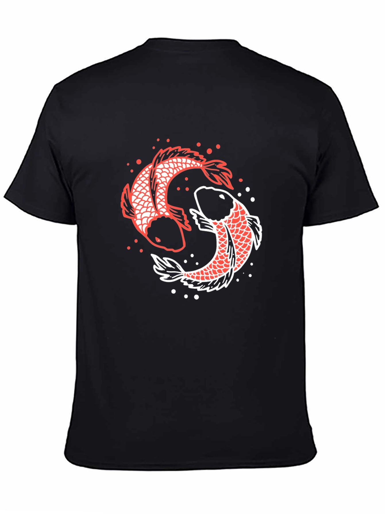 Koi Fish Yin Yang Graphic Tee