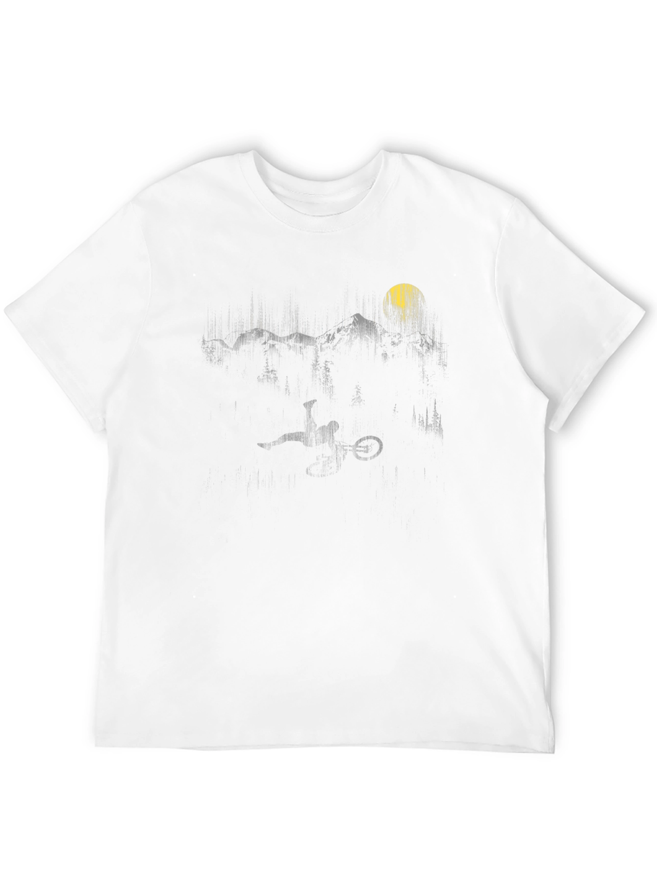 Mountain Bike Rider Silhouette Tee