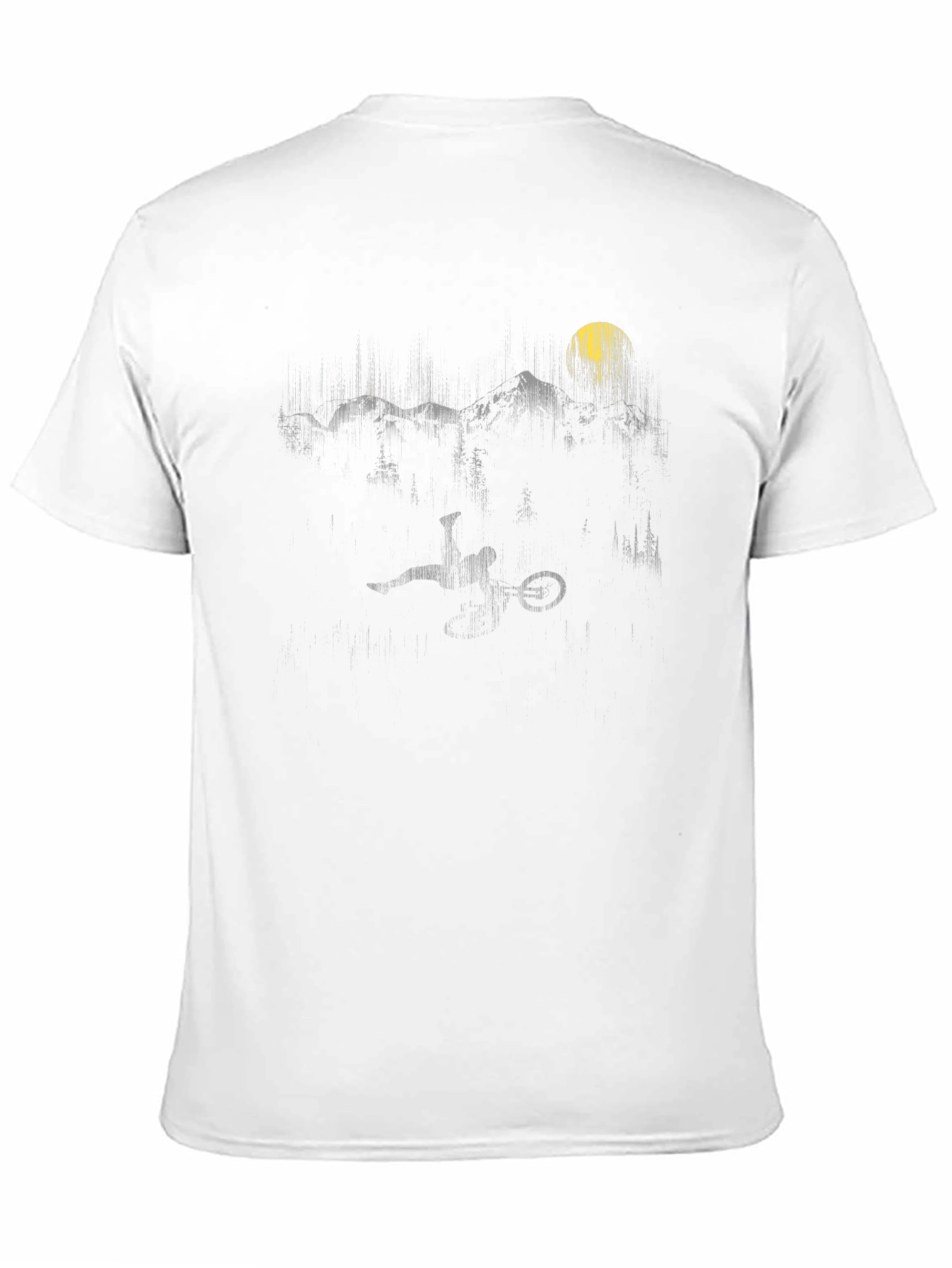 Mountain Bike Rider Silhouette Tee