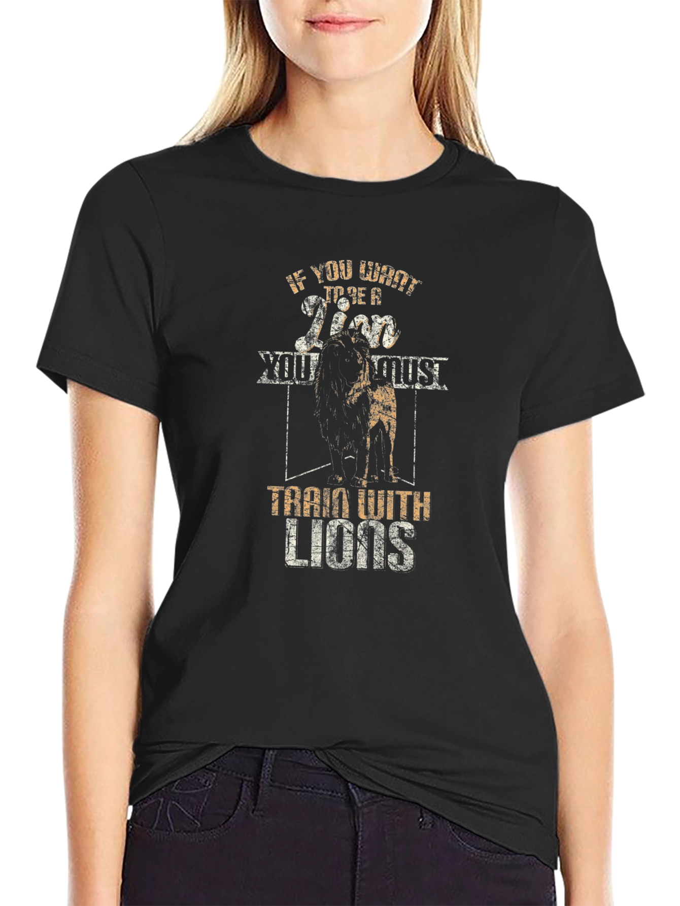 Train with Lions Graphic T-Shirt
