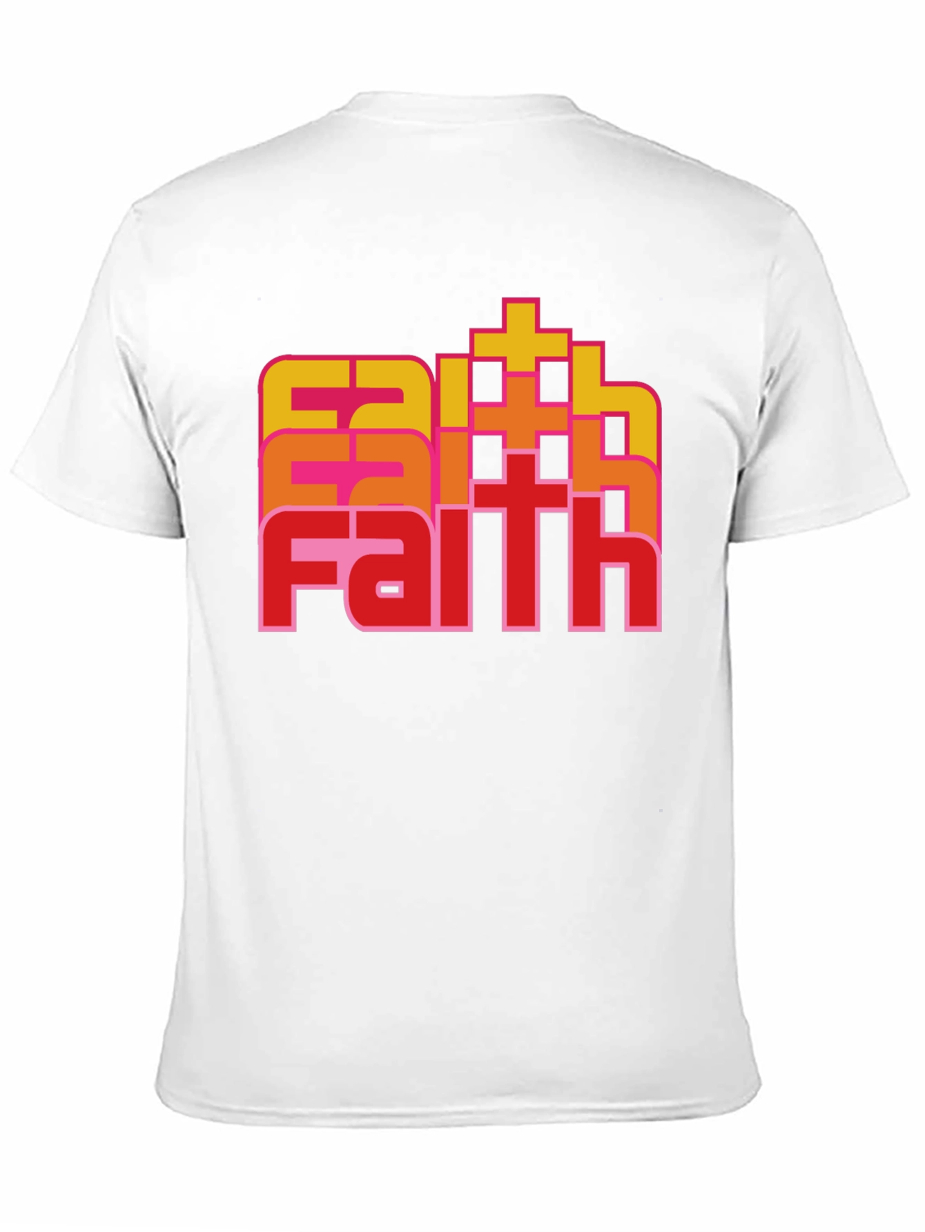 Faith Retro Stacked T-Shirt