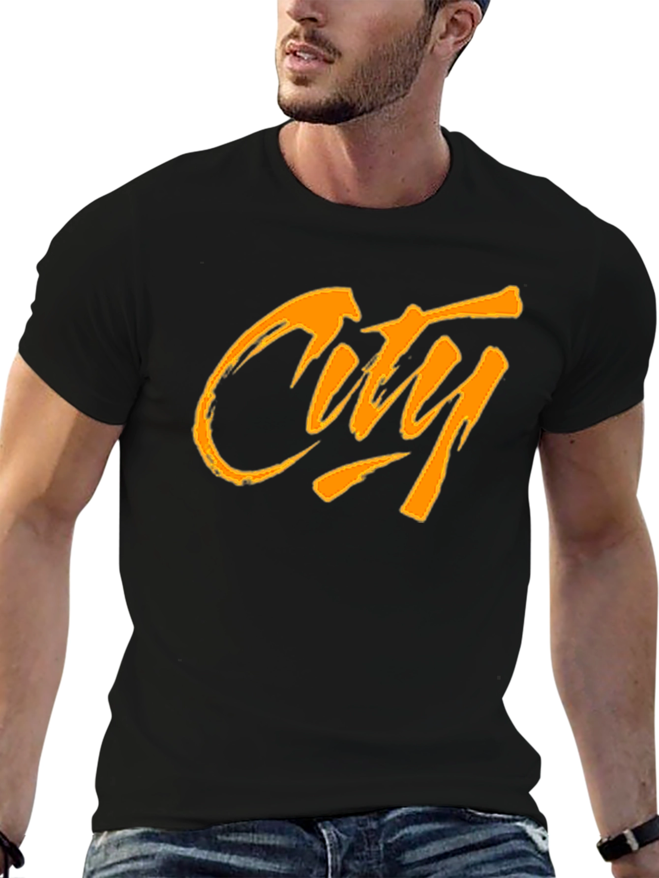 City Graphic Tee - Urban Style Black T-Shirt