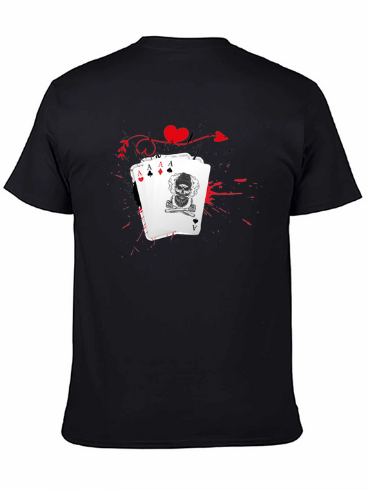 Ace Skull T-Shirt - Lucky Hand Tee