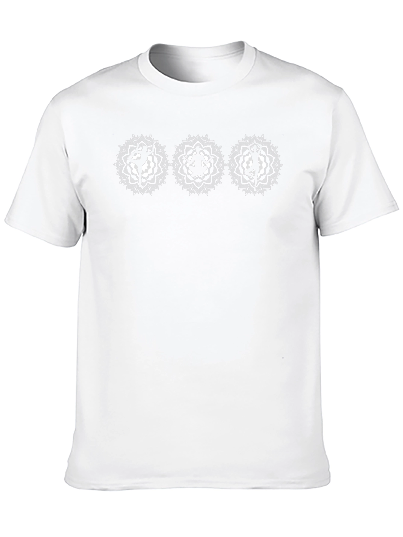 Yoga Mandala Graphic Tee - Meditative Comfort