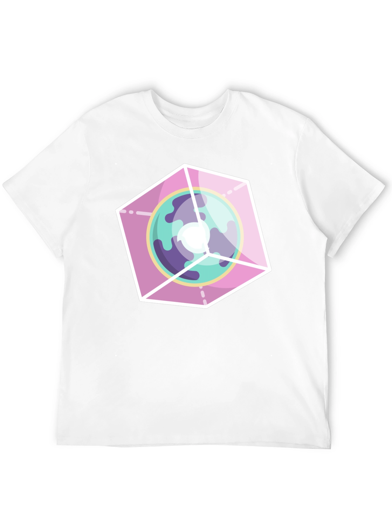 Geometric Planet Graphic Tee