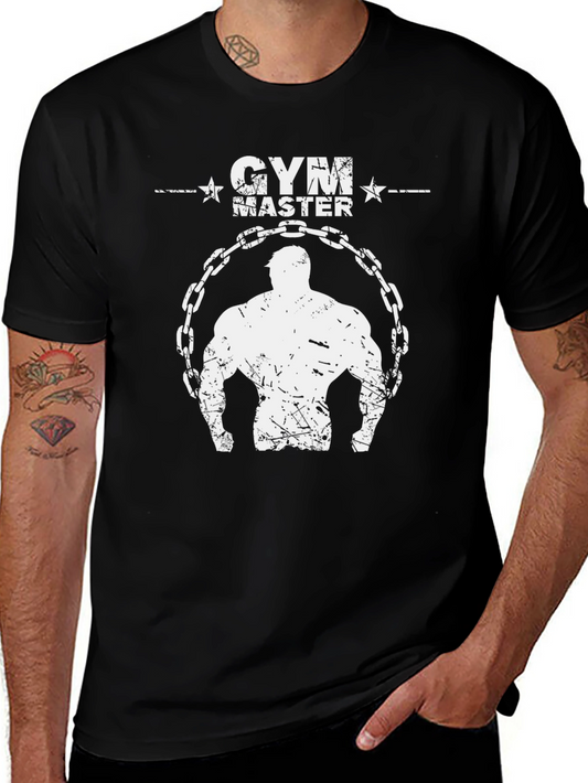 Gym Master Graphic Tee - Bodybuilding Shirt