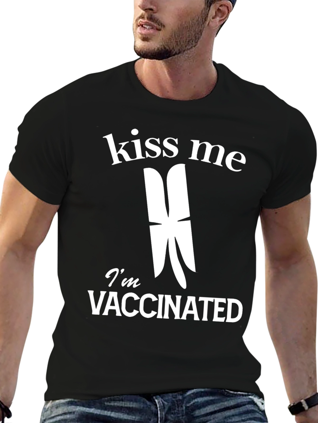 Kiss Me Im Vaccinated T-Shirt