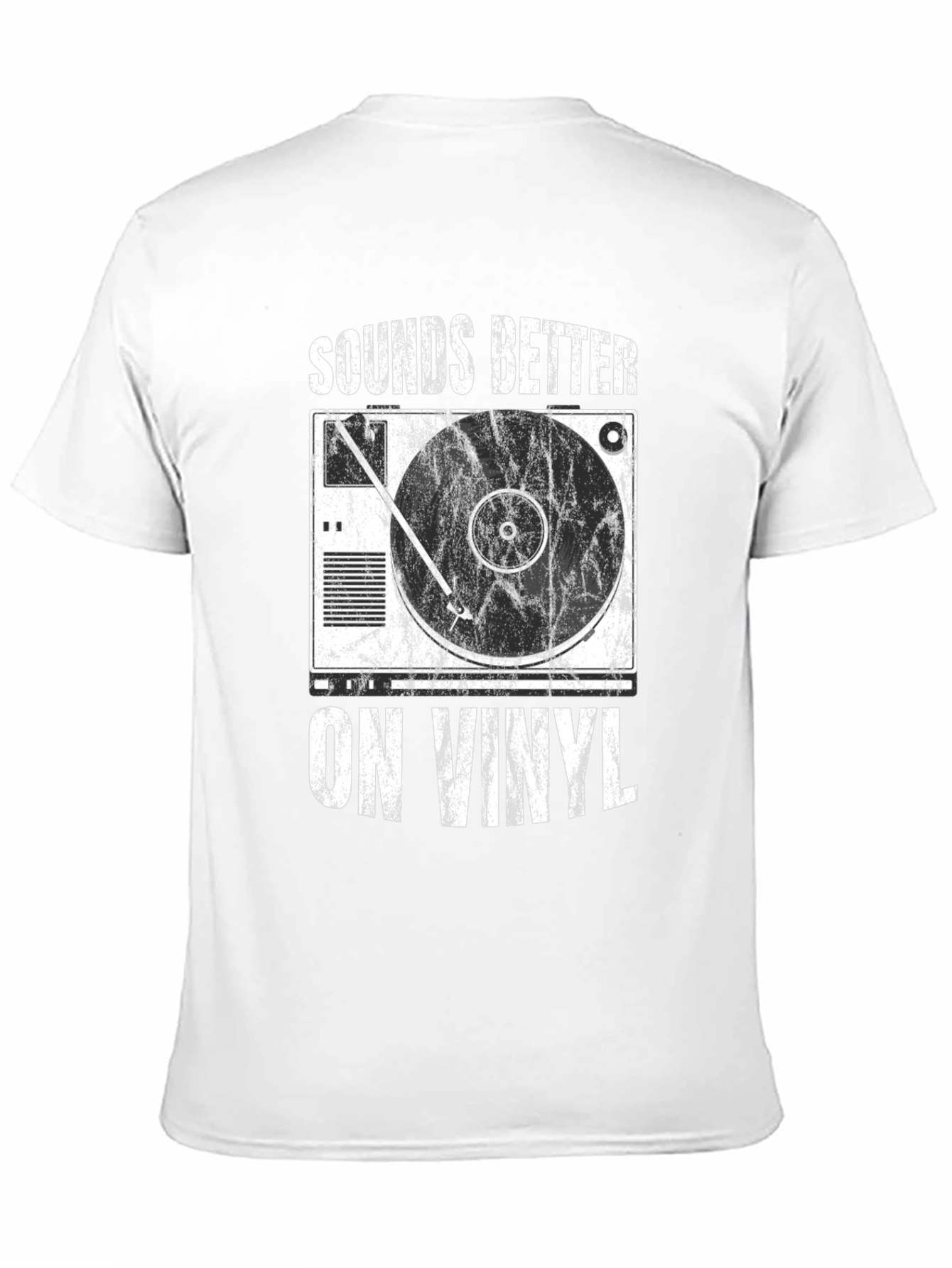 Sounds Better on Vinyl Black T-Shirt