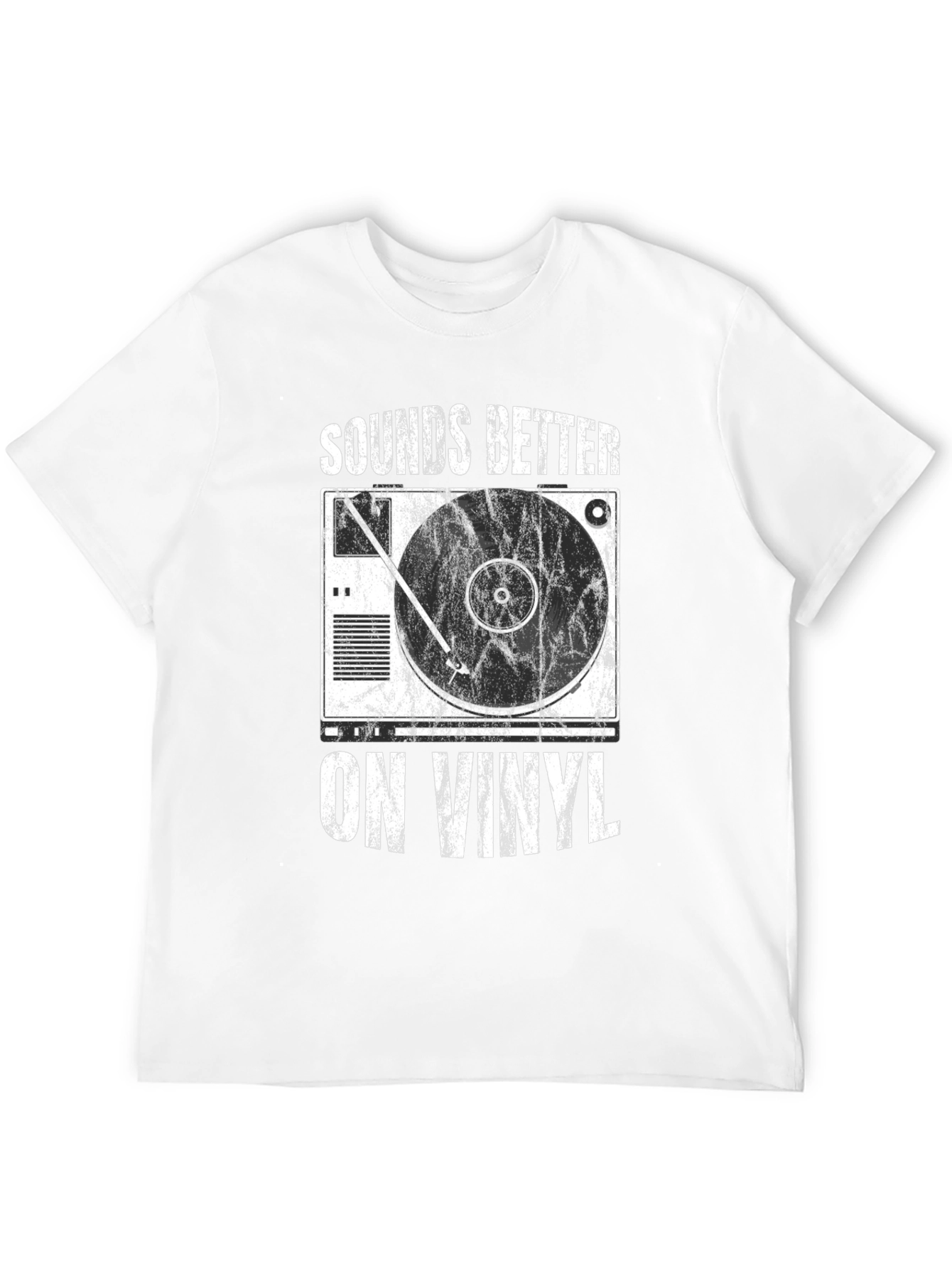 Sounds Better on Vinyl Black T-Shirt