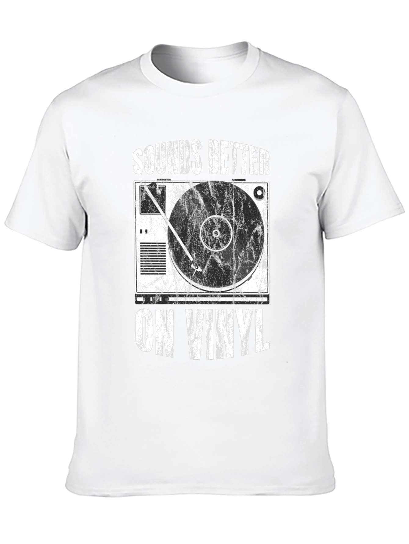Sounds Better on Vinyl Black T-Shirt