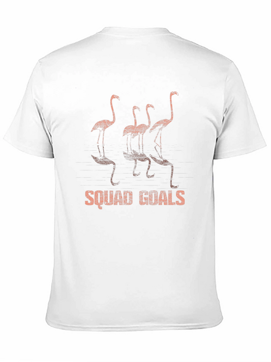 Squad Goals Flamingo Graphic T-Shirt