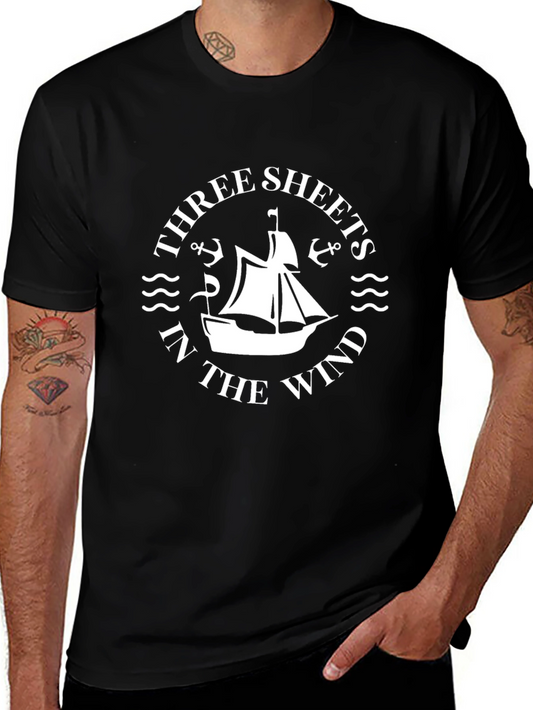 Three Sheets in the Wind Graphic T-Shirt
