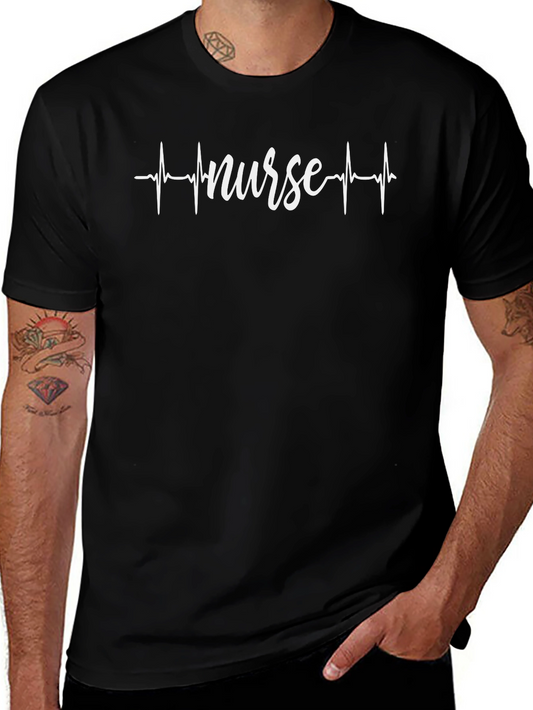 Nurse Heartbeat T-Shirt - Medical Professional Tee