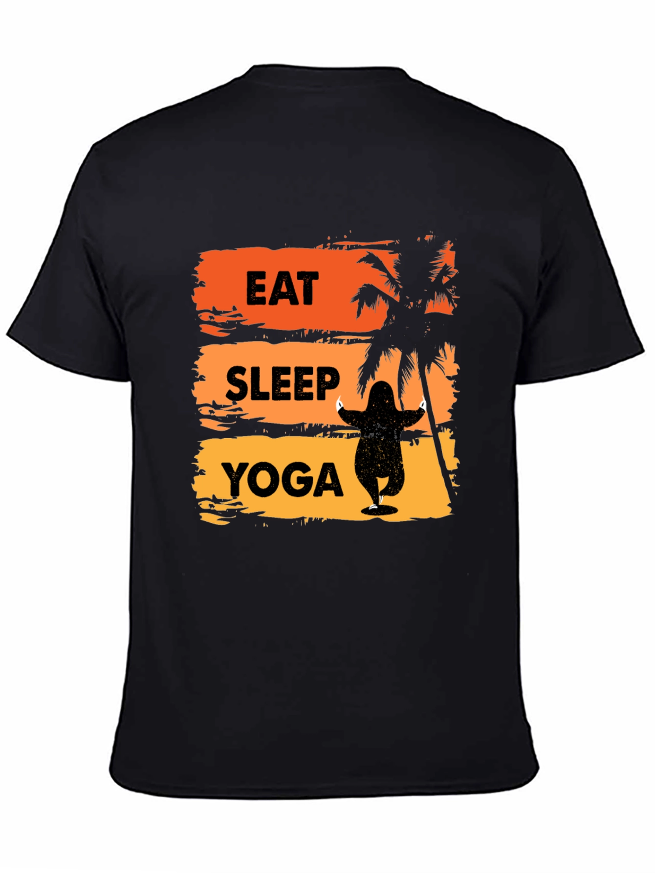 Eat Sleep Yoga T-Shirt - Beach Vibe