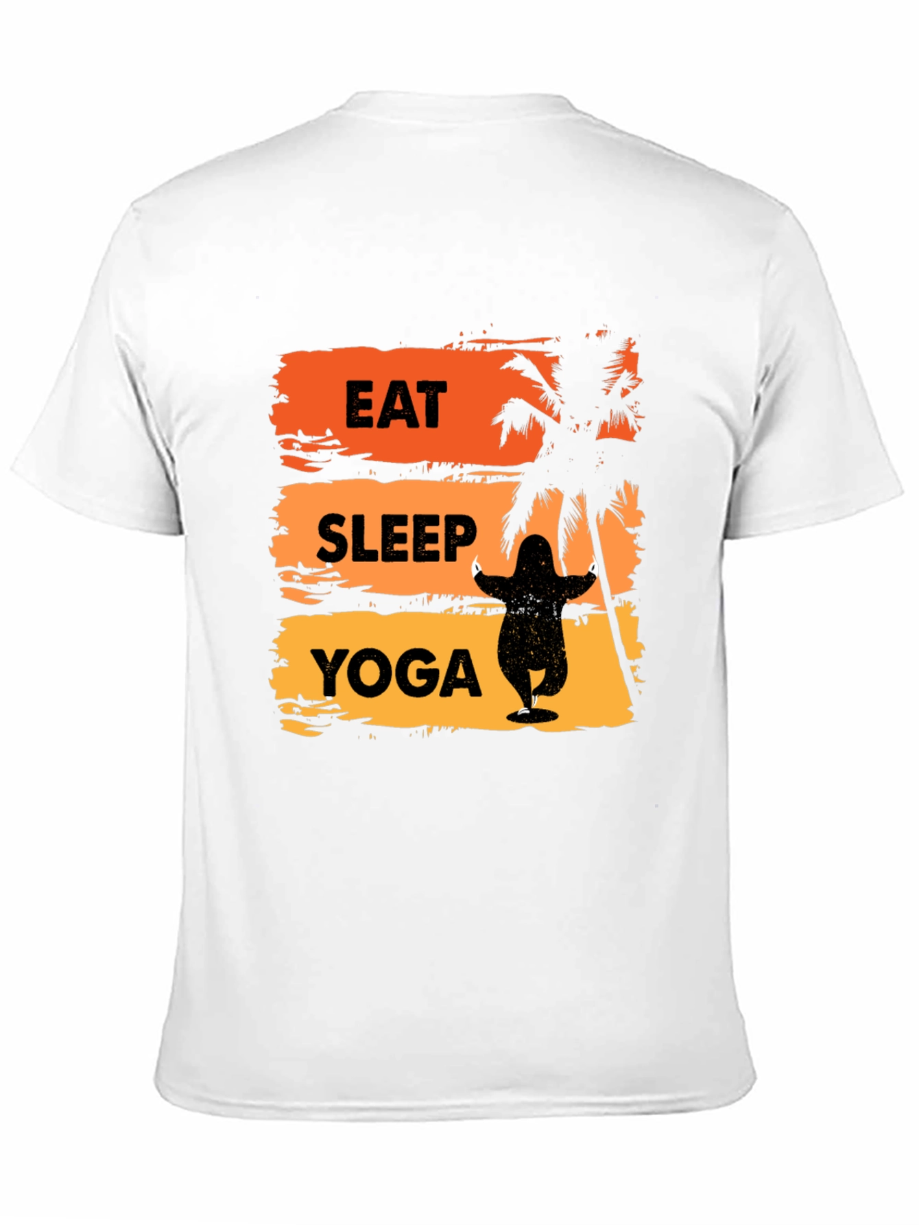 Eat Sleep Yoga T-Shirt - Beach Vibe