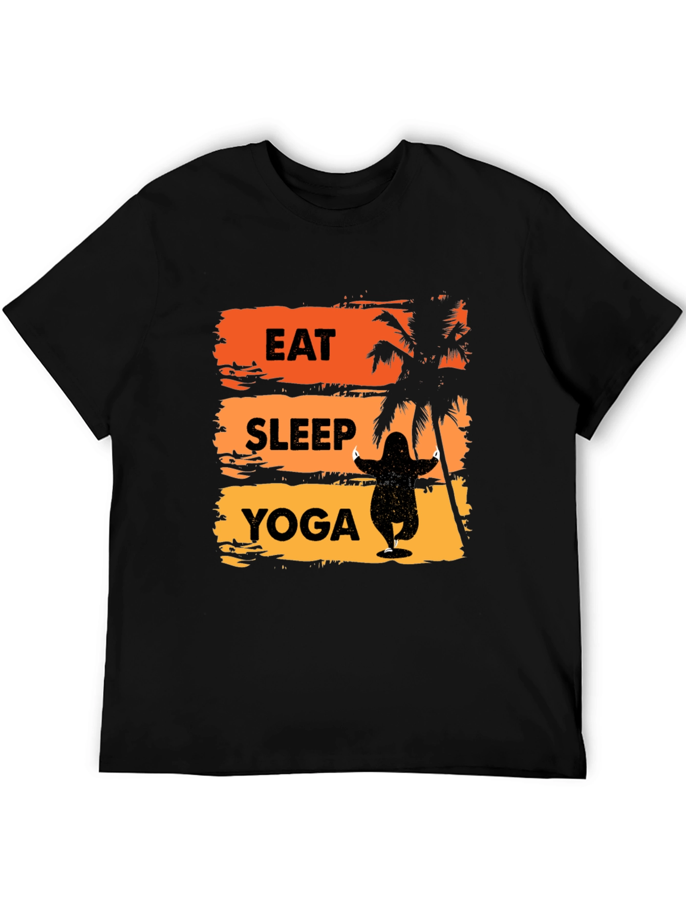 Eat Sleep Yoga T-Shirt - Beach Vibe