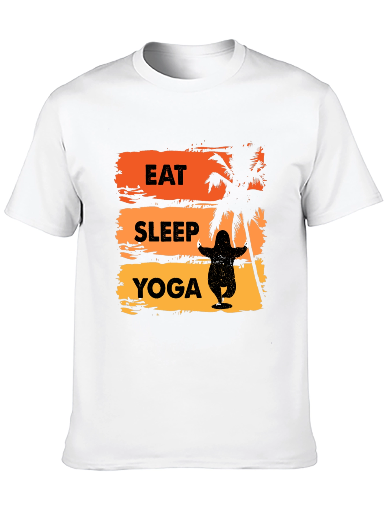 Eat Sleep Yoga T-Shirt - Beach Vibe