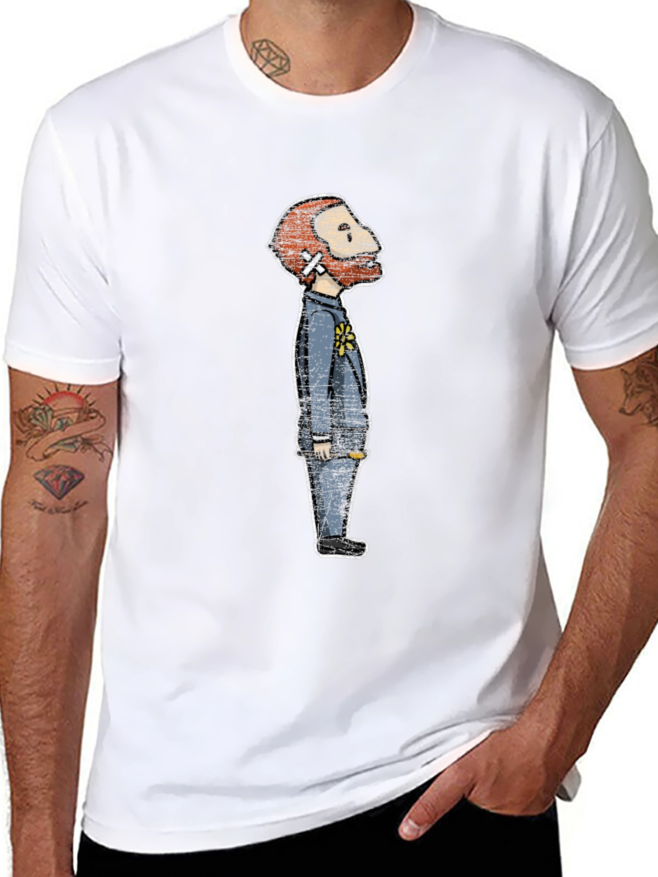 Vincent Van Gogh Cartoon T-Shirt