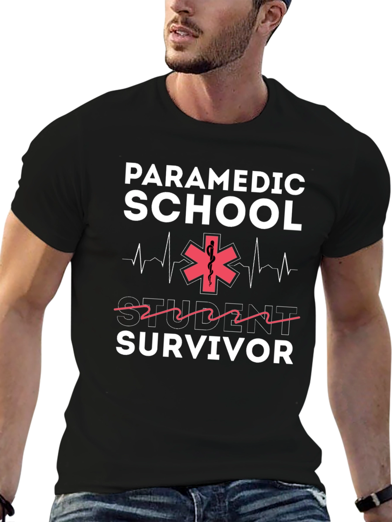Paramedic School Survivor Graphic Tee