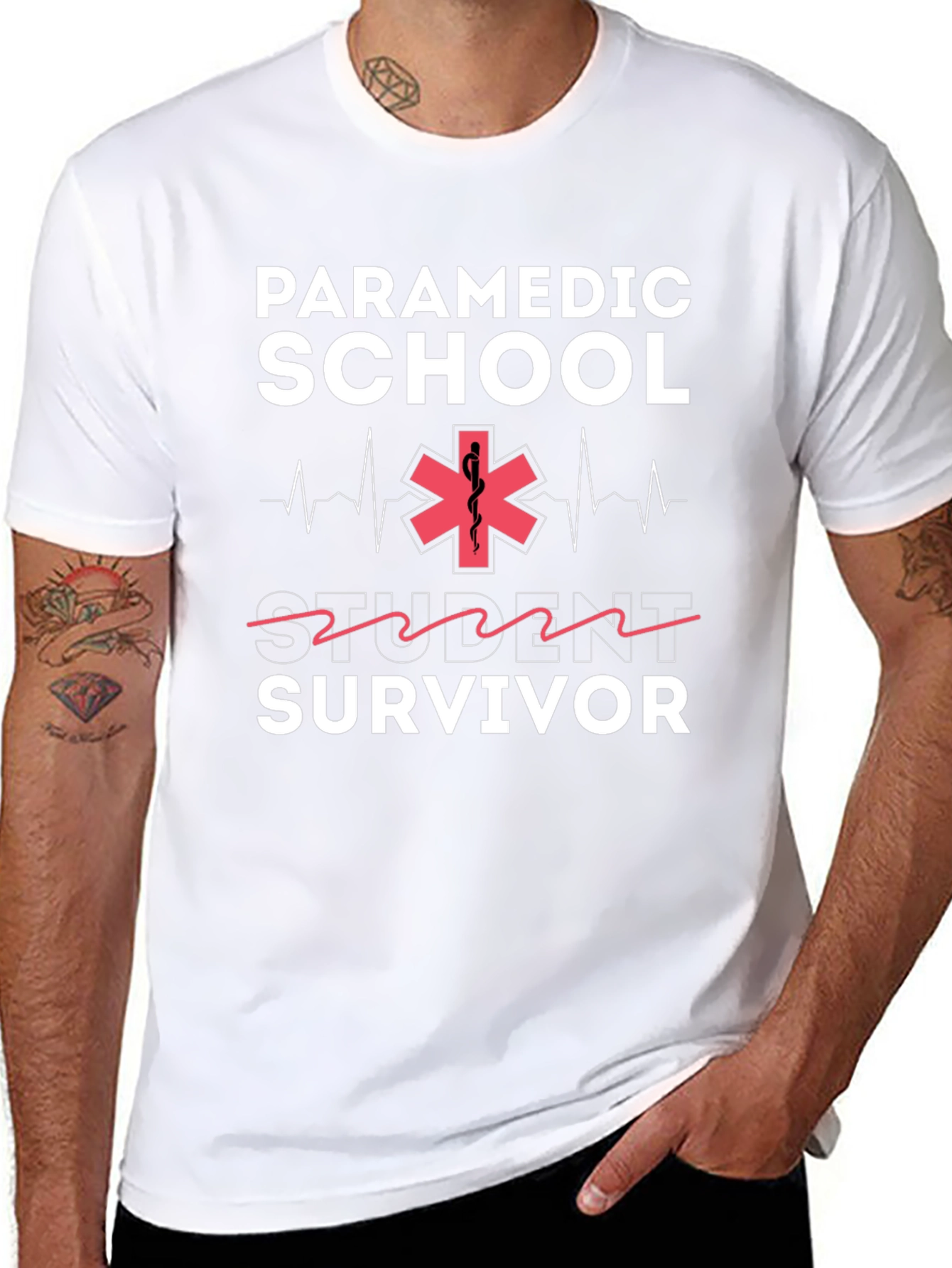 Paramedic School Survivor Graphic Tee