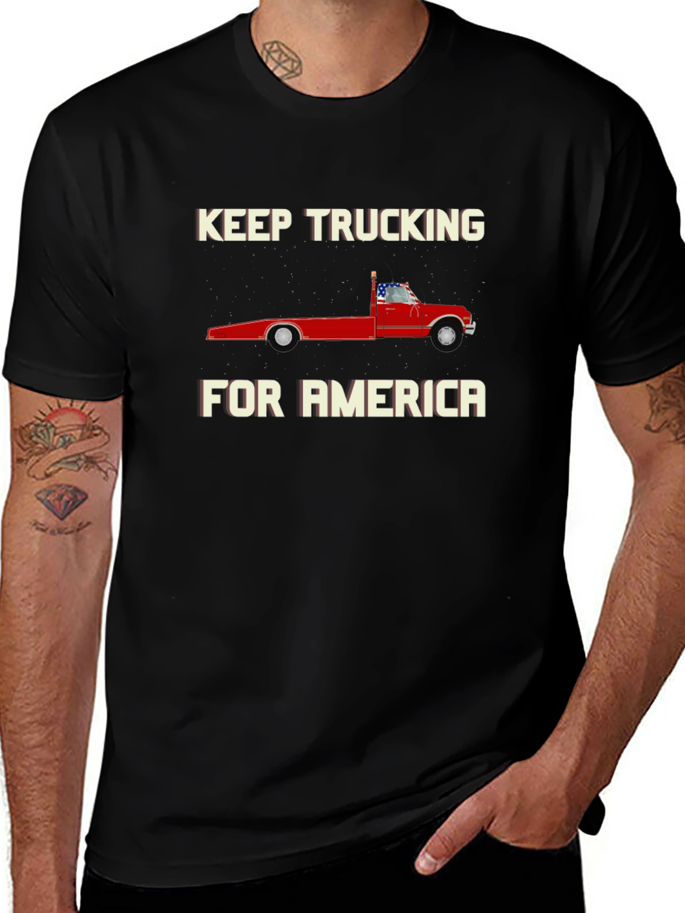 Keep Trucking for America Tee