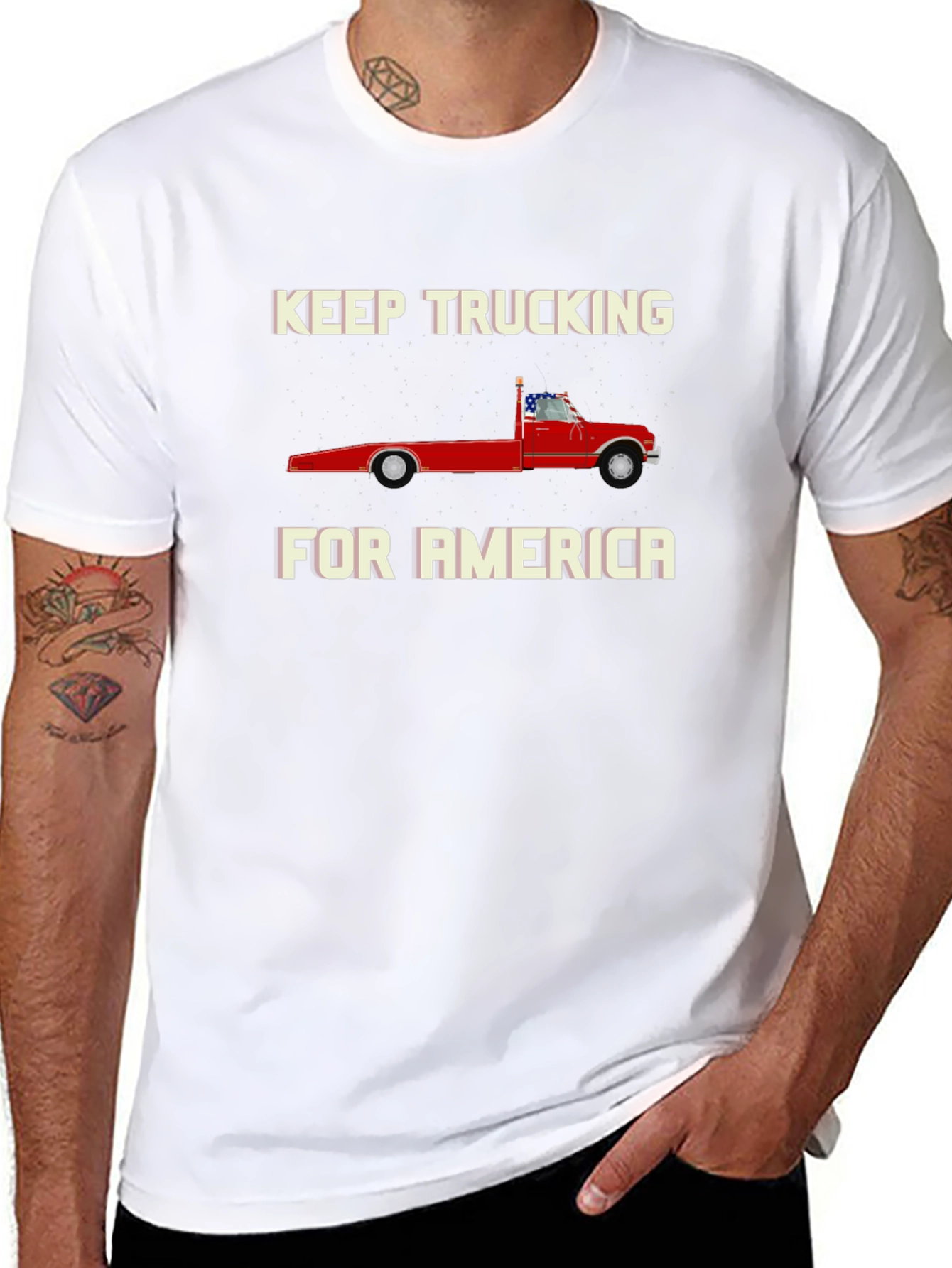 Keep Trucking for America Tee