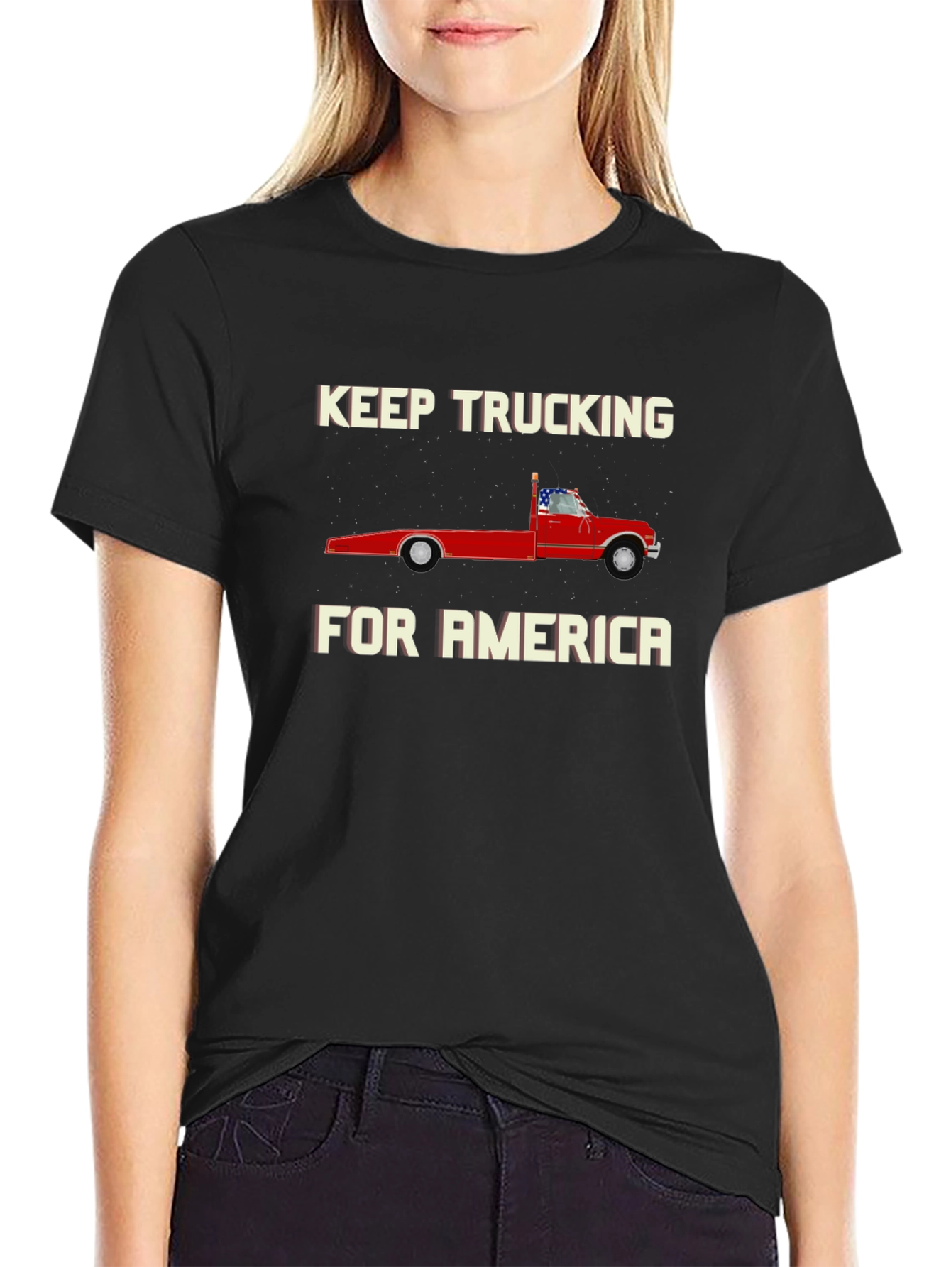 Keep Trucking for America Tee