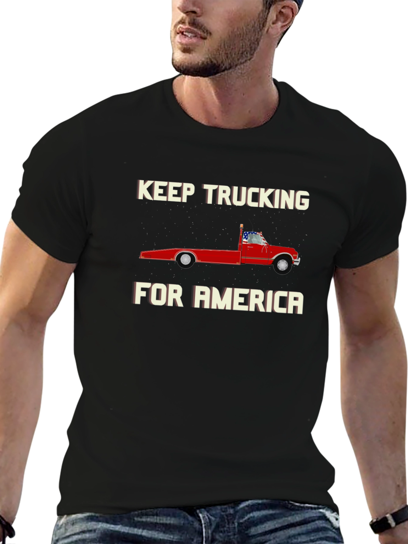 Keep Trucking for America Tee