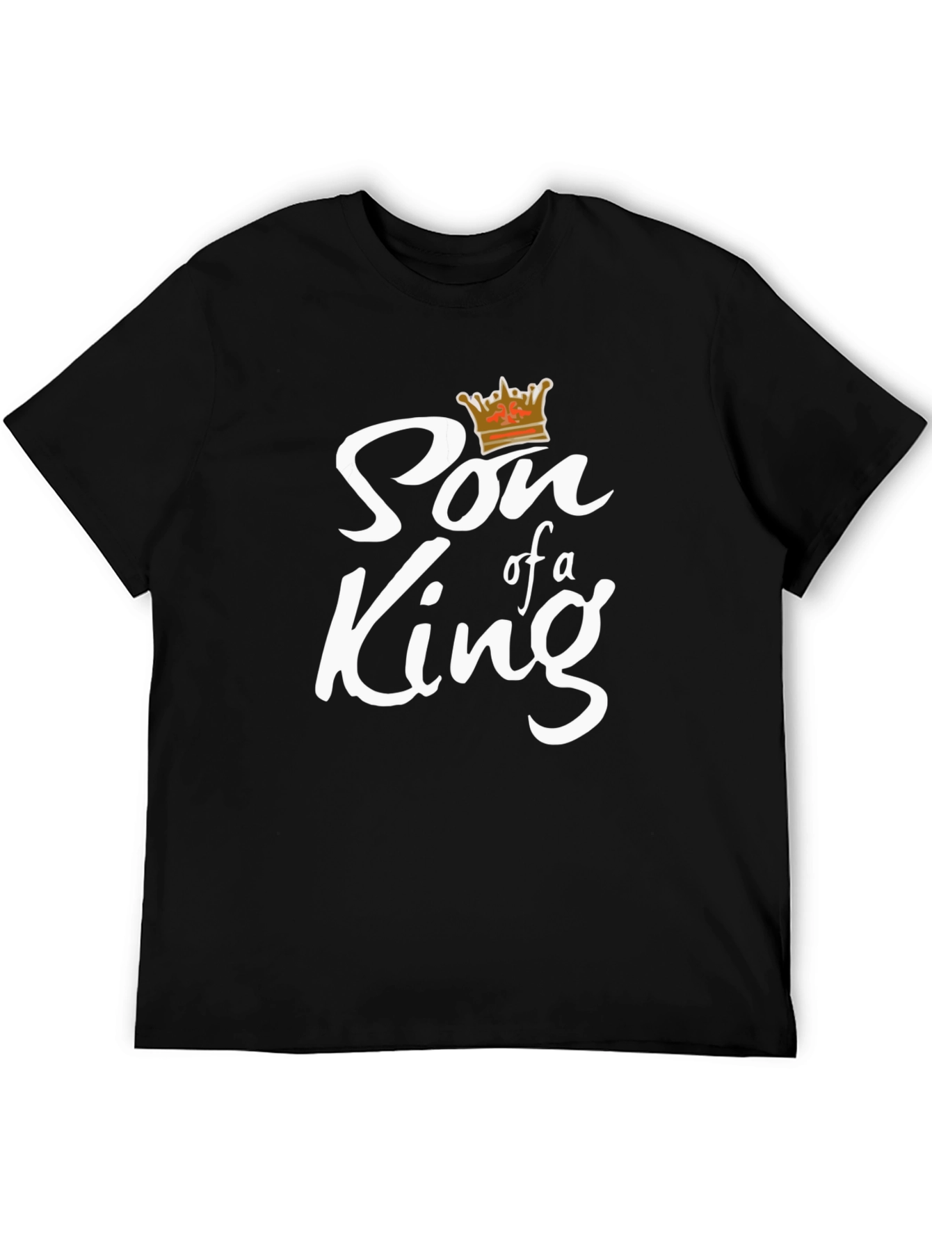 Son of a King Black Graphic Tee