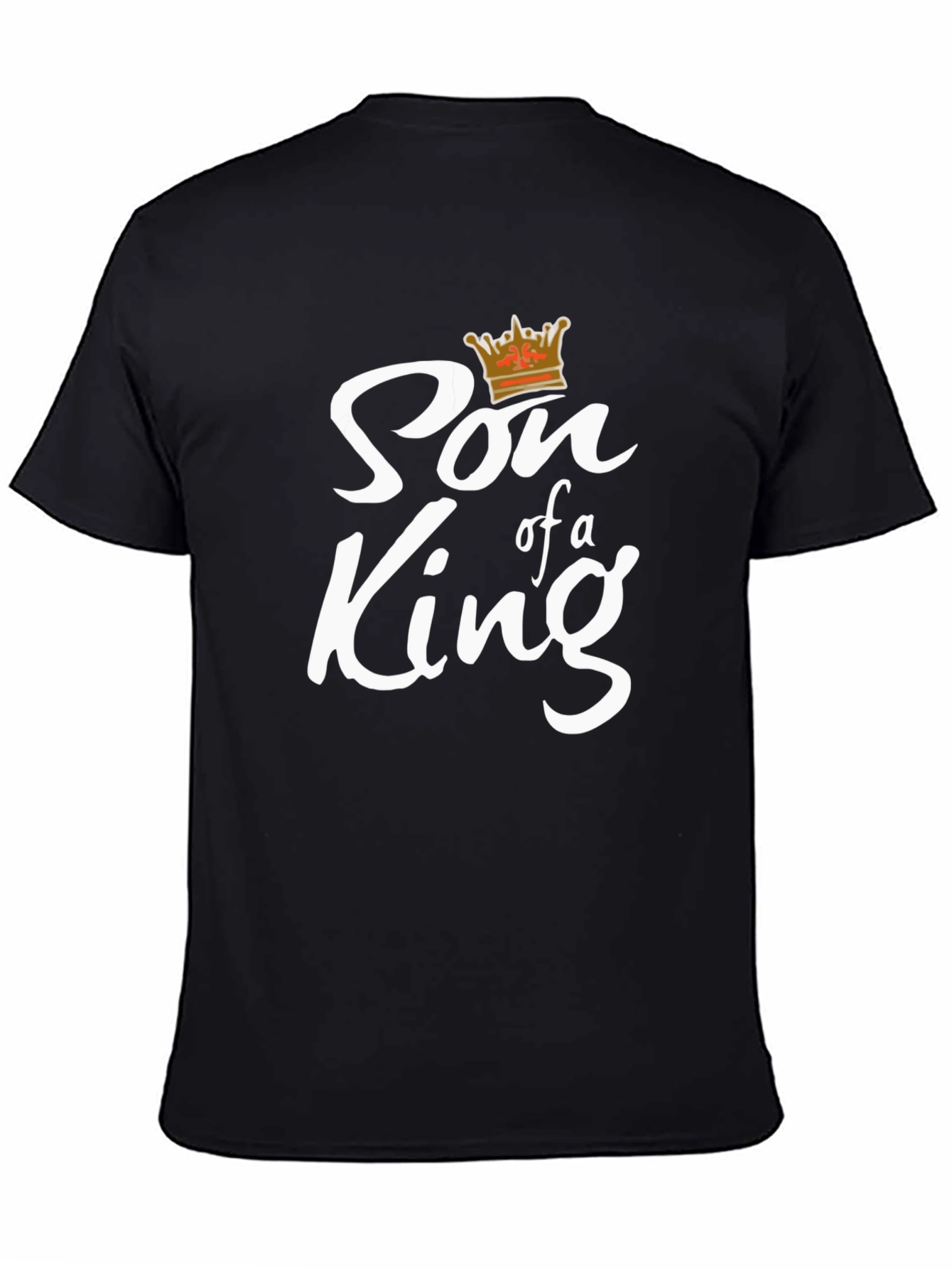 Son of a King Black Graphic Tee