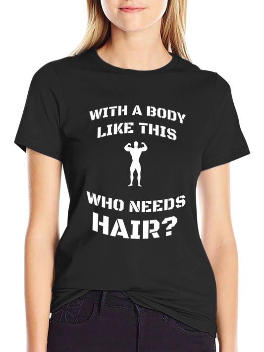 Funny Baldness Gym Workout T-Shirt