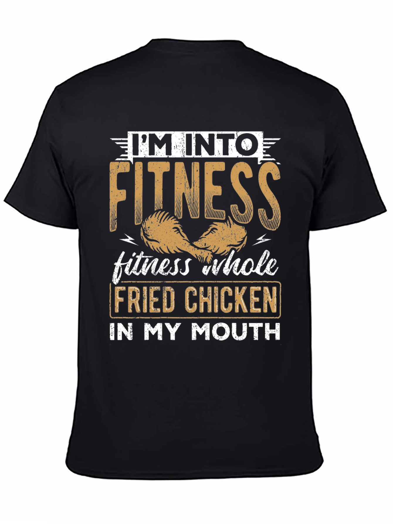 Fitness Fried Chicken Graphic Tee