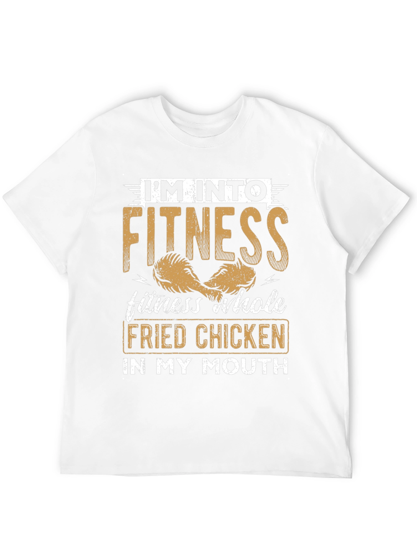 Fitness Fried Chicken Graphic Tee