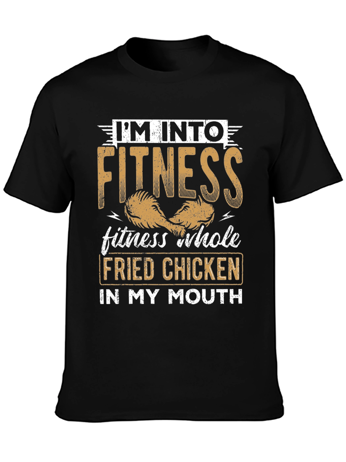 Fitness Fried Chicken Graphic Tee