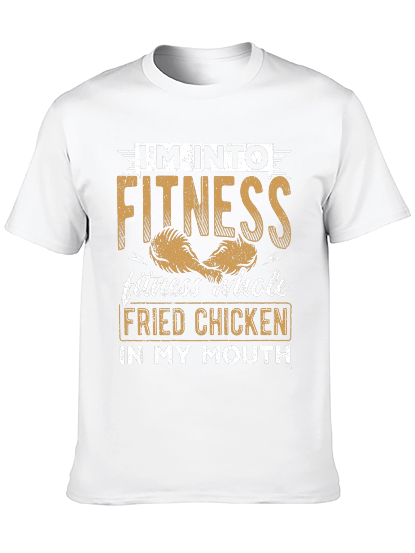 Fitness Fried Chicken Graphic Tee