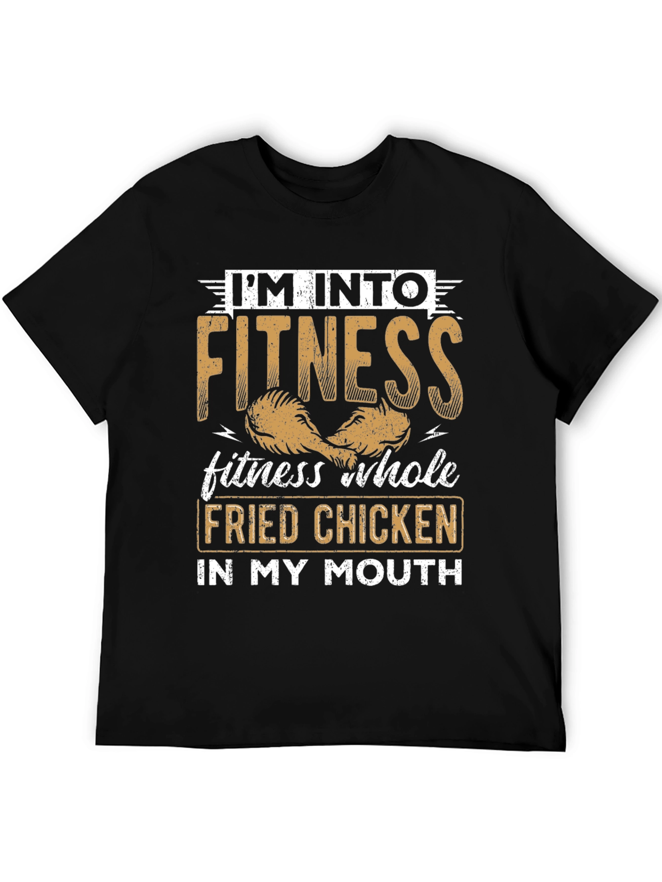 Fitness Fried Chicken Graphic Tee