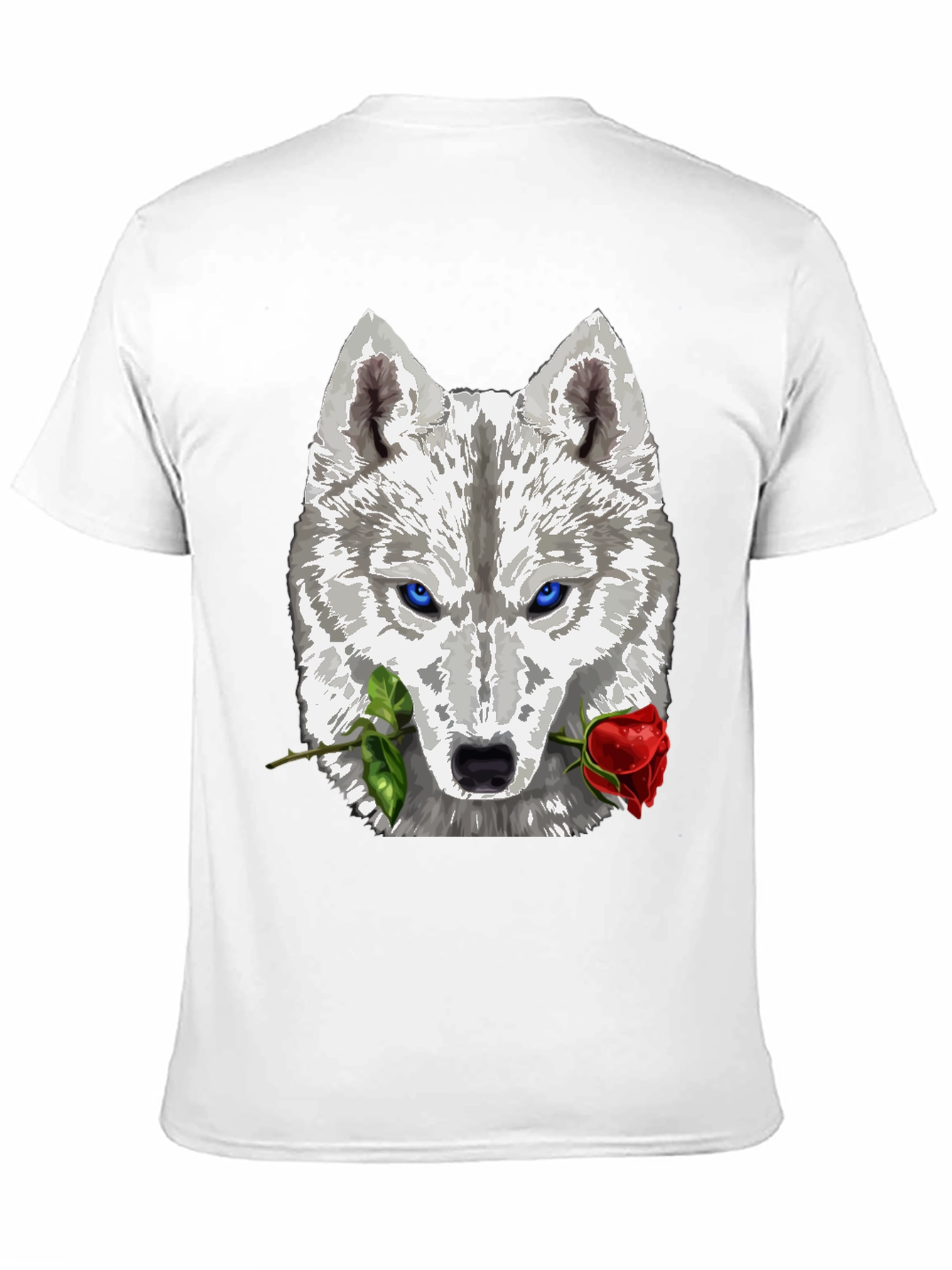 Wolf and Rose Graphic T-Shirt
